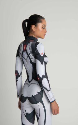 Droid Costume, Festival Outfit, Cosplay Costume for Women: Unleash Your Inner Robot with Our Futuristic Droid Costume