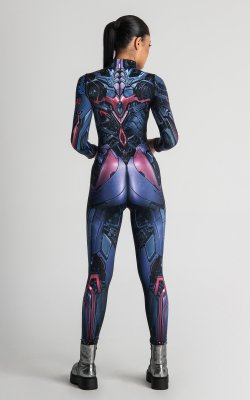 Cosplay Cyborg Armor Costume, Robot Bodysuit - Unleash Your Inner Machine! Sci-Fi Cosplay