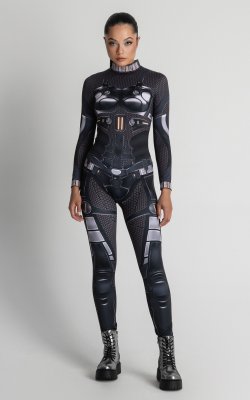 Cyberpunk Clothing, Festival Wear Droid Costume, Cosplay Costume women