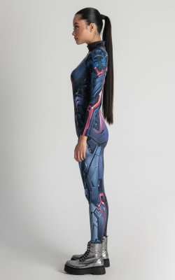 Cosplay Cyborg Armor Costume, Robot Bodysuit - Unleash Your Inner Machine! Sci-Fi Cosplay