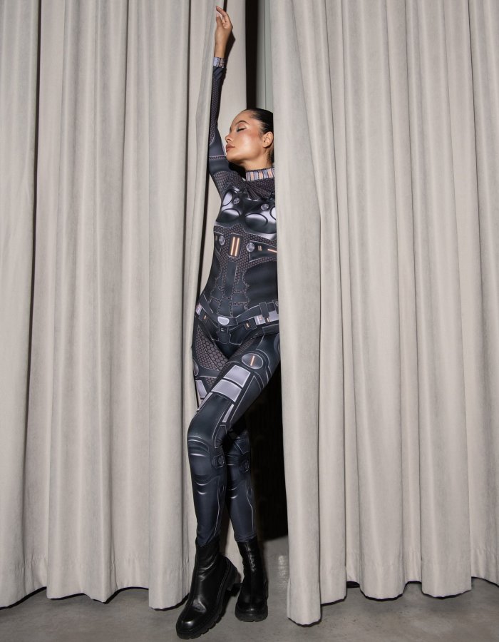 Cyberpunk Clothing, Festival Wear Droid Costume, Cosplay Costume women
