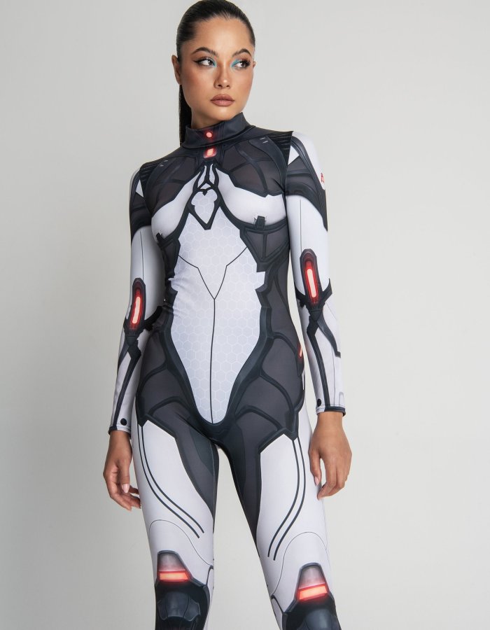 Droid Costume, Festival Outfit, Cosplay Costume for Women: Unleash Your Inner Robot with Our Futuristic Droid Costume